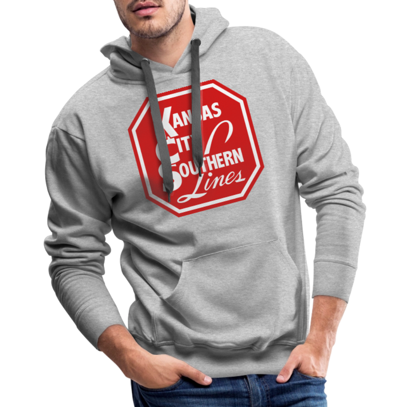 Kansas City Southern Lines - Men’s Premium Hoodie - heather grey