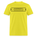 The Superheater Co - Unisex Classic T-Shirt - yellow