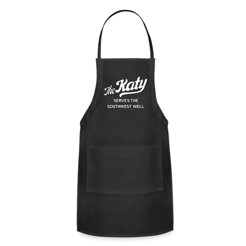 The Katy Serves the Southwest Well - Adjustable Apron - black