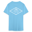 Lima Builder's Plate White Print - Unisex Classic T-Shirt - aquatic blue
