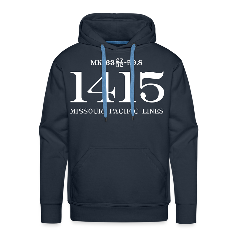 Missouri Pacific Lines Cab Info - Men’s Premium Hoodie - navy