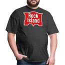 Rock Island Logo - Unisex Classic T-Shirt - heather black