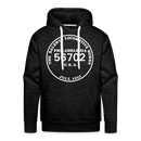 Baldwin Locomotive Works Builder's Plate - Men’s Premium Hoodie - charcoal grey