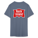 Rock Island Logo - Unisex Classic T-Shirt - denim