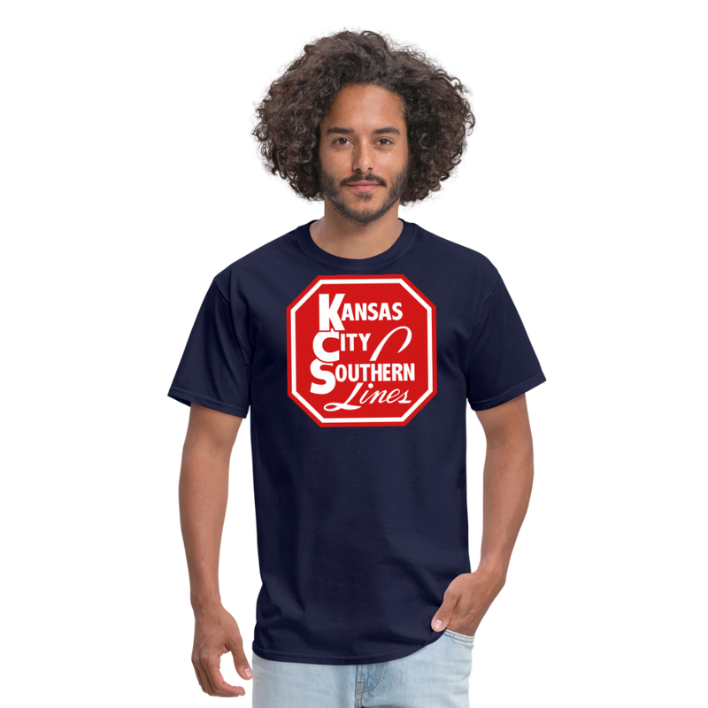 Kansas City Southern Lines - Unisex Classic T-Shirt - navy