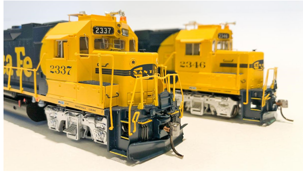 Rapido 38004 HO EMD GP38 Low Nose - Standard DC -- Santa Fe