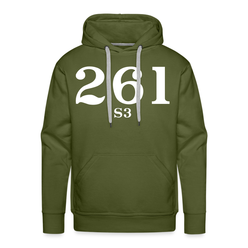 Milwaukee Road S3 Cab Info - Men’s Premium Hoodie - olive green