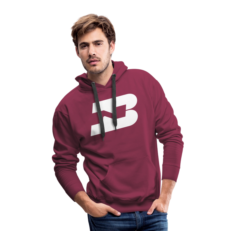 Burlington Northern - Men’s Premium Hoodie - burgundy