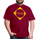 Erie Logo - Unisex Classic T-Shirt - burgundy