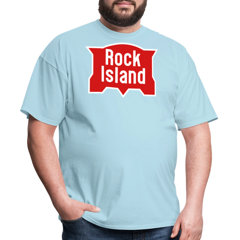Rock Island Logo - Unisex Classic T-Shirt - powder blue