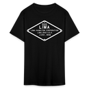 Lima Builder's Plate White Print - Unisex Classic T-Shirt - black