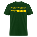 Pennsylvania T1 5505 Plate - Unisex Classic T-Shirt - forest green