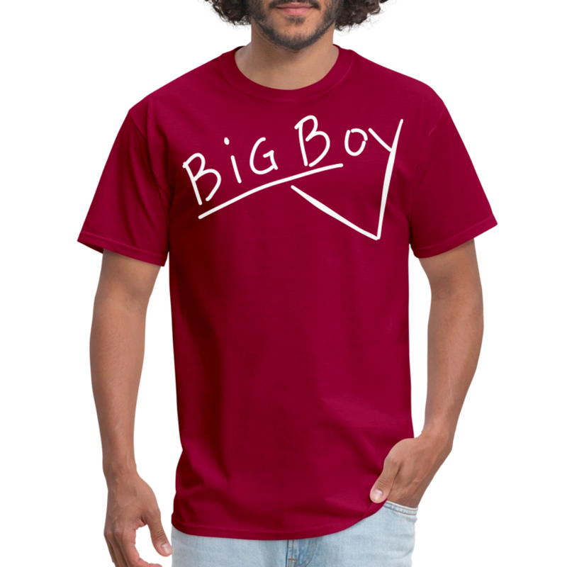 UP Big Boy Chalk Scrawl - Unisex Classic T-Shirt - dark red