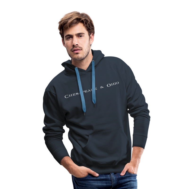 Chesapeake & Ohio - Men’s Premium Hoodie - navy