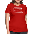 ALCO Builder's Plate - Women's T-Shirt - red
