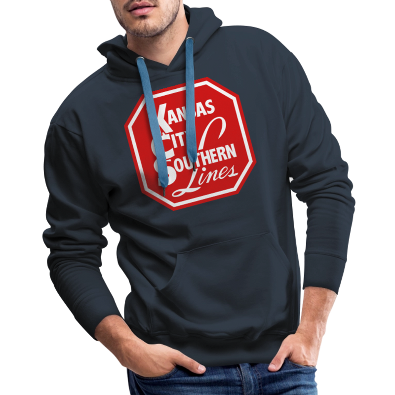 Kansas City Southern Lines - Men’s Premium Hoodie - navy