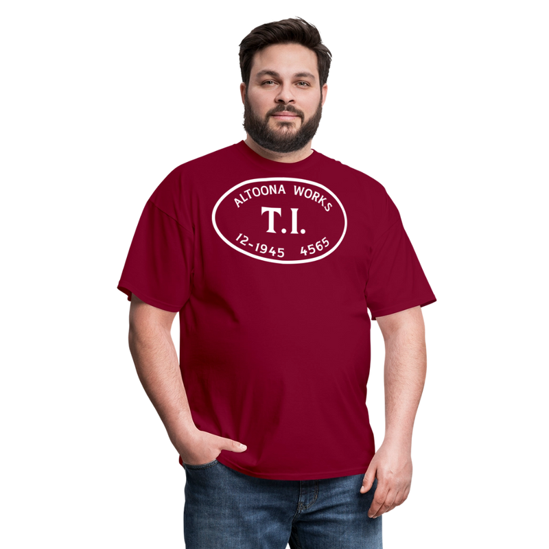 Altoona Works PRR T1 Builder's Plate - Unisex Classic T-Shirt - burgundy