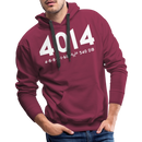 Union Pacific Big Boy 4014 Cab Info Dark - Men’s Premium Hoodie - burgundy