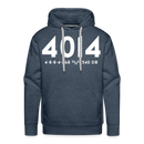 Union Pacific Big Boy 4014 Cab Info Dark - Men’s Premium Hoodie - heather denim