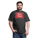 Rock Island Logo - Unisex Classic T-Shirt - heather black