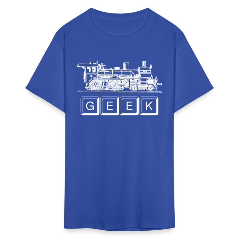 Train Geek - Unisex Classic T-Shirt - royal blue