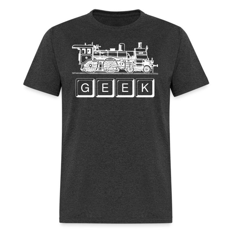 Train Geek - Unisex Classic T-Shirt - heather black