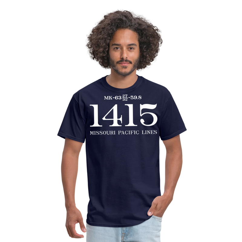Missouri Pacific Lines Cab Info - Unisex Classic T-Shirt - navy