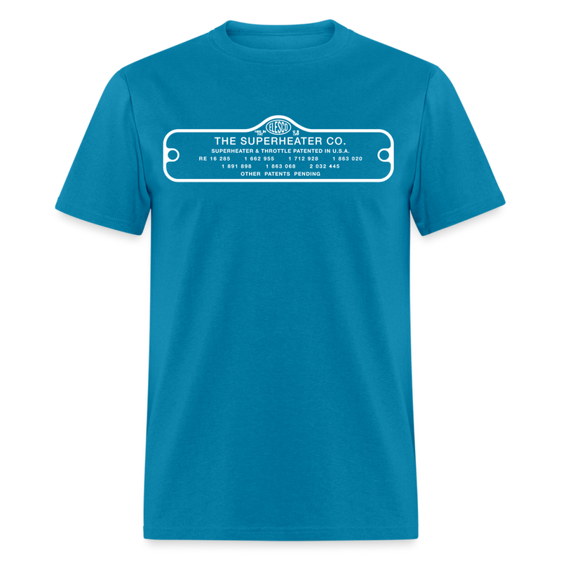 The Superheater Co Contoured - Unisex Classic T-Shirt - turquoise