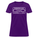 ALCO Builder's Plate - Women's T-Shirt - purple