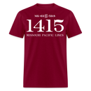 Missouri Pacific Lines Cab Info - Unisex Classic T-Shirt - burgundy