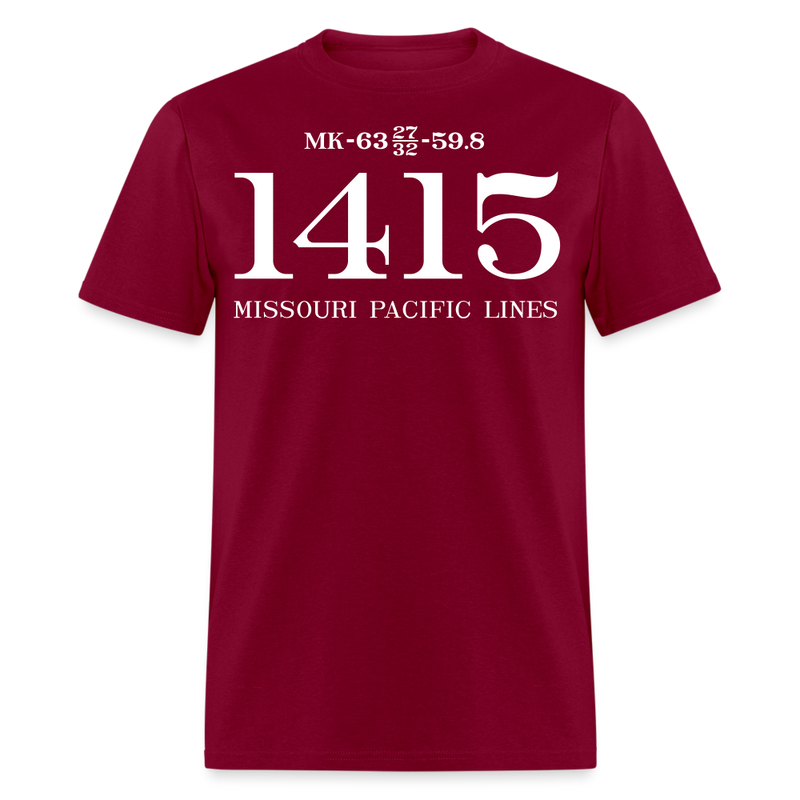 Missouri Pacific Lines Cab Info - Unisex Classic T-Shirt - burgundy