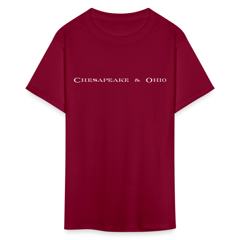 Chesapeake & Ohio - Unisex Classic T-Shirt - burgundy