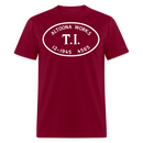 Altoona Works PRR T1 Builder's Plate - Unisex Classic T-Shirt - burgundy