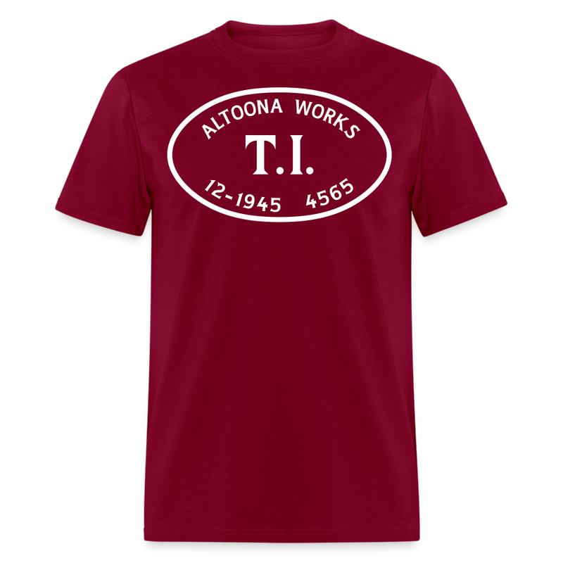 Altoona Works PRR T1 Builder's Plate - Unisex Classic T-Shirt - burgundy