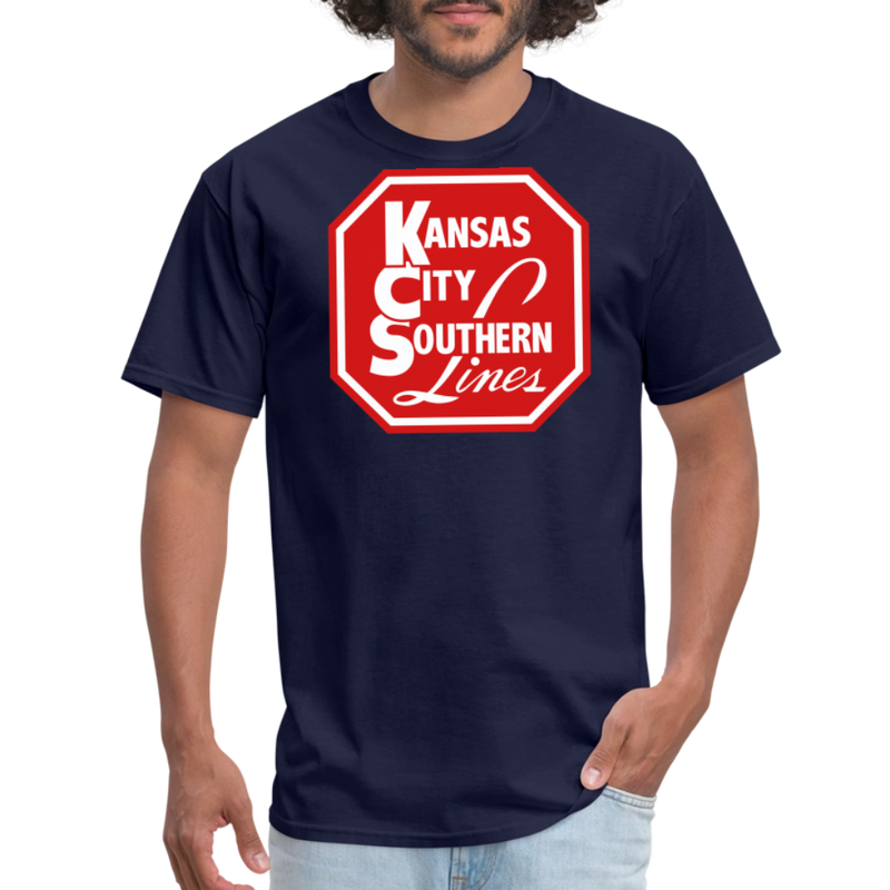 Kansas City Southern Lines - Unisex Classic T-Shirt - navy