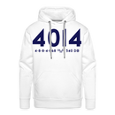 Union Pacific Big Boy 4014 Cab Info Light - Men’s Premium Hoodie - white