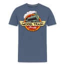 Model Train Stuff - Men's Premium T-Shirt - heather blue