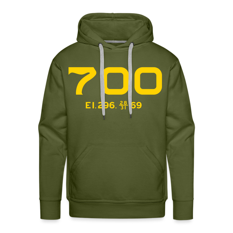 SP&S 700 Cab Info - Men’s Premium Hoodie - olive green