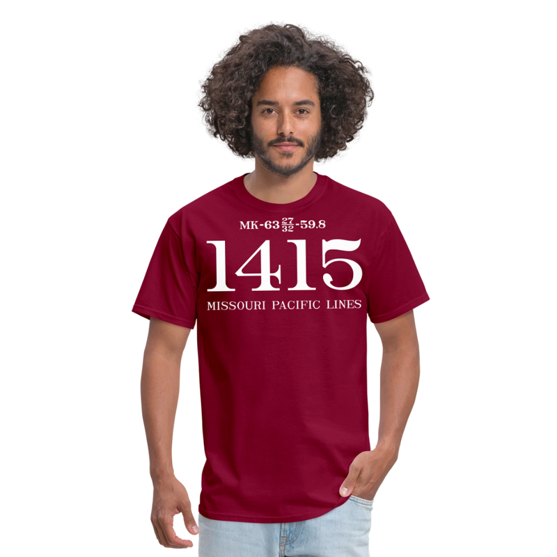 Missouri Pacific Lines Cab Info - Unisex Classic T-Shirt - burgundy