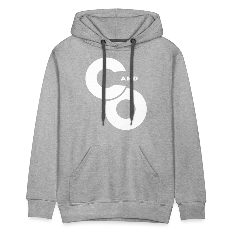 C and O Logo - Men’s Premium Hoodie - heather grey