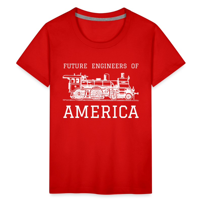 Future Engineers of America - Kids' Premium T-Shirt - red