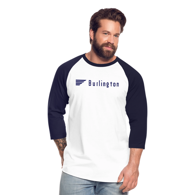 Burlington - Baseball T-Shirt - white/navy