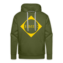 Erie Logo - Men’s Premium Hoodie - olive green