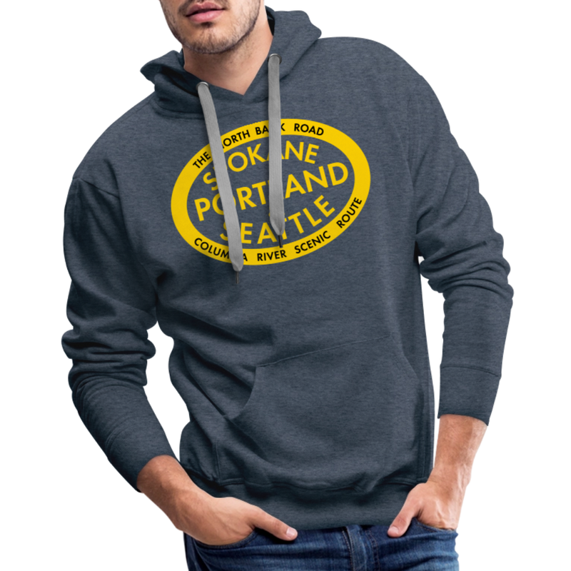 SP&S - Men’s Premium Hoodie - heather denim