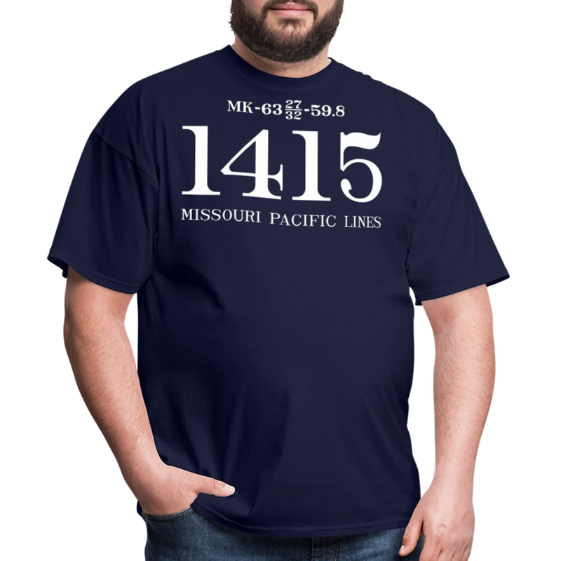 Missouri Pacific Lines Cab Info - Unisex Classic T-Shirt - navy