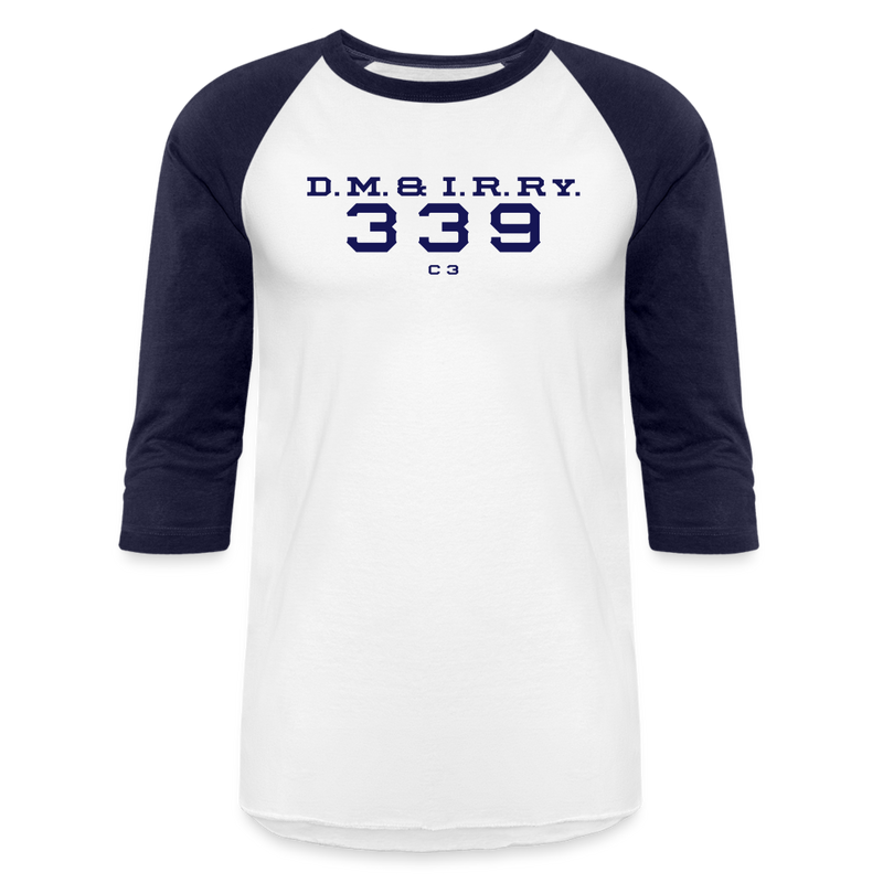 DM&IR 339 - Baseball T-Shirt - white/navy