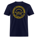 Baldwin Locomotive Works Builder's Plate Burnham - Unisex Classic T-Shirt - navy