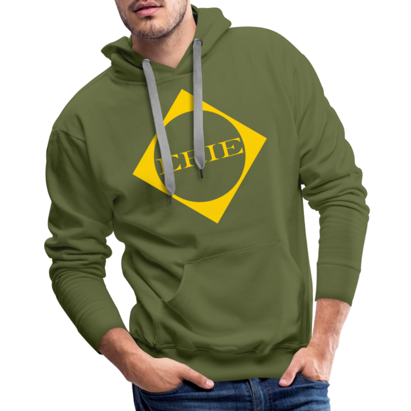 Erie Logo - Men’s Premium Hoodie - olive green