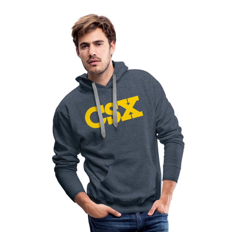 CSX - Men’s Premium Hoodie - heather denim