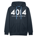 Union Pacific Big Boy 4014 Cab Info Dark - Men’s Premium Hoodie - navy